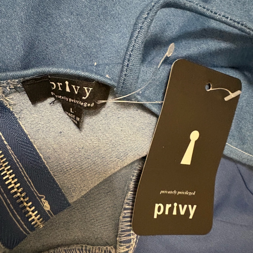 NWT Privy Denim Blue Dress - Picture 3 of 3